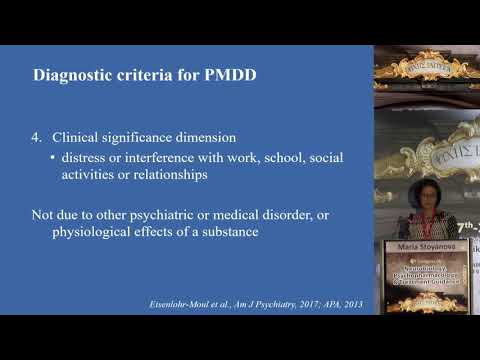 Stoyanova M. - Prevalence and clinical picture of premenstrual syndrome and premenstrual dysphoric disorder in the Bulgarian population