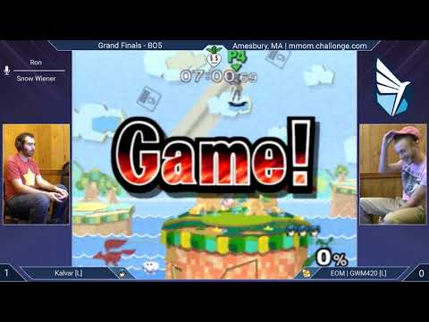 MMOM166 SSBM - Kalvar [L] (Marth) vs. GWM420 [L] (Fox, Falco) - Melee GF2