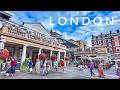 Summer London City Walk Walking London Covent Garden To Leicester Square Vie London Soho 4K HDR