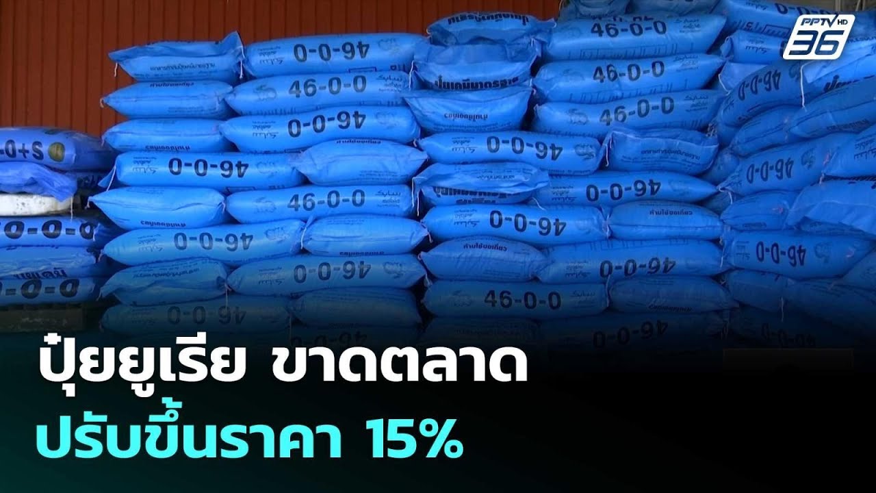 ปุ๋ยยูเรีย ขาดตลาด-ปรับขึ้นราคา 15%  | เที่ยงทันข่าว | 2