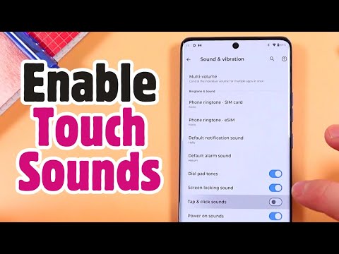 How to Enable or Disable Touch Sounds on Motorola Edge 50 Pro