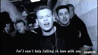 UB40 - CAN&#39;T HELP FALLING IN LOVE (LYRICS)