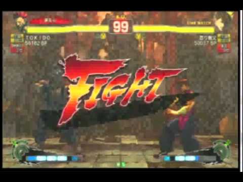 SSF4 AE Japan pro matches finals 1/2