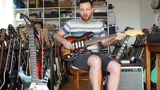 Video thumbnail for Sakai (Teisco/Kawai style) EG4-T guitar - "Hertiecaster" by The Old Europe