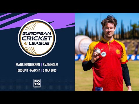 POTM: M.Henriksen - SVH vs FAR Highlights European Cricket League 2023 Group B Day 1 ECL23 ECL23.015