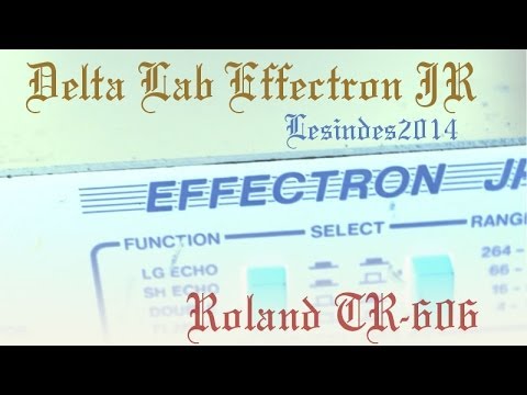 Delta Lab Effectron JR 1050 + Roland TR606