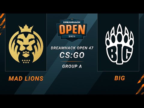 CS:GO - BIG vs. MAD Lions [Dust2] Map 2 - DreamHack Open 47 - Group A