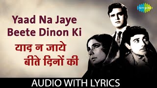 Yaad Na Jaye Beete Dinon Ki with lyrics | याद ना
