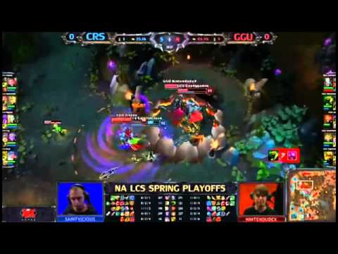 Curse Voyboy Jayce VS GGU Zionspartan Tryndamere Game 1   Fan Made HLs   NA LCS Playoff 2013 MUST SE
