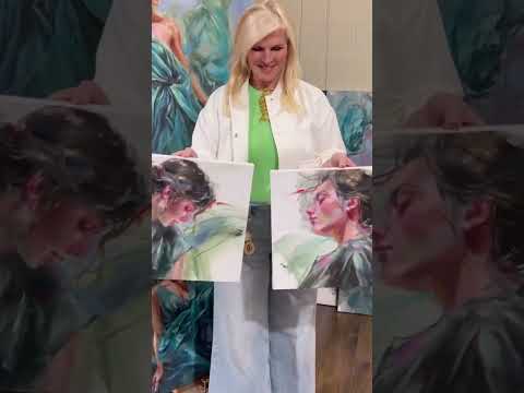 Anna Razumovskaya Emerald collection for solo exhibition with Vinings Gallery: February 16-19, 2024