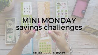 Mini Monday Savings Challenges