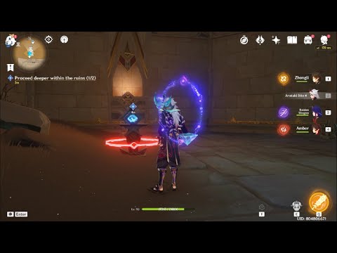 proceed deeper within the ruins  | Genshin Impact