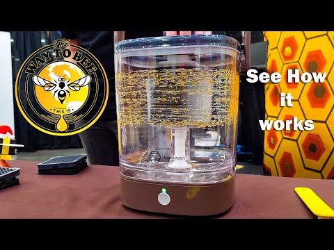 Hive Keepers Demonstration of the Micro Honey Tabletop Processor