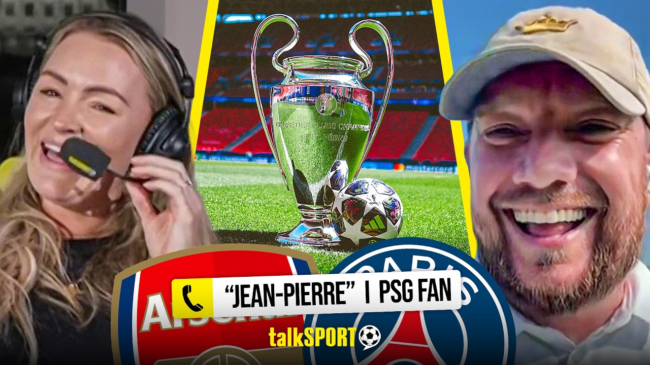Jamie O'Hara PRANKS Laura Woods with FAKE PSG Fan Call as they PREVIEW the Champions League Final!