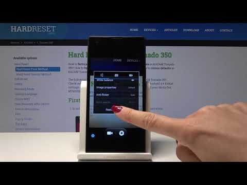 How to Reset Camera in KAZAM Tornado 350 - Format Camera Settings