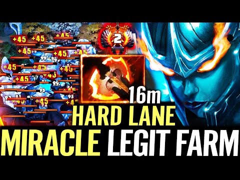 🔥 MIRACLE PA 16min Fury HARD LANE vs Bounty Hunter — STILL HANDLE Carry Farm 100% Legit Dota 2 Pro