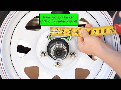 How to measure a 5 lug trailer wheel bolt pattern