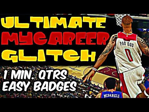 NBA 2K15 ULTIMATE GLITCH! EARN UNLIMITED VC, EASY BADGES & 99 MyPLAYER! (1 MIN QTRS) | OGPaQMAN