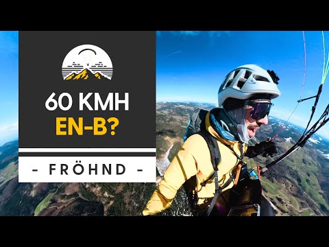 60 km/h mit einem EN-B Gleitschirm? Flug bei Bise im Schwarzwald (kommentiert)