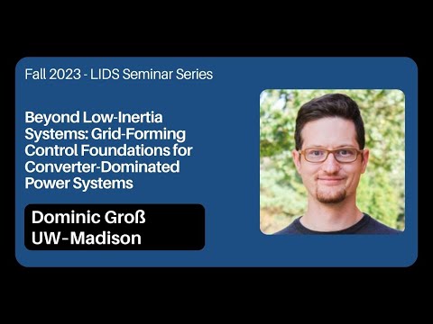 Fall 2023 LIDS Seminar- Dominic Groß (U of Wisconsin-Madison)