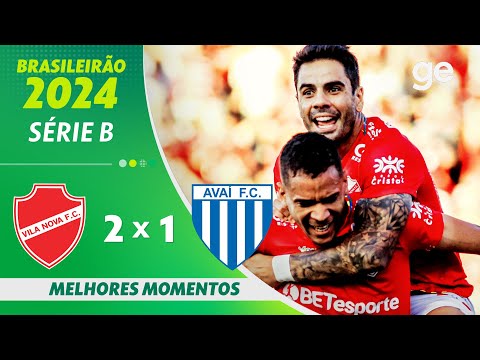 Gols e lances de Vila Nova-GO x Avaí