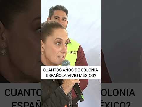 Cuantos años de colonia española vivió México?..