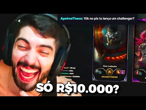 O CHAT OFERECEU R$10.000 PRO JUKES PEGAR CHALLENGER | CORTES DO JUKES