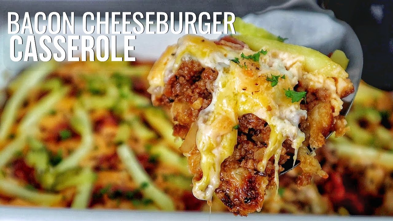 This Bacon Cheeseburger Casserole Is Next Level!