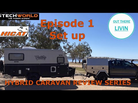 Hybrid caravan 13ft Set up