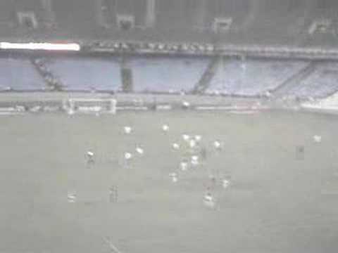 Fluminense 6 x 1 América - Time entrando em campo