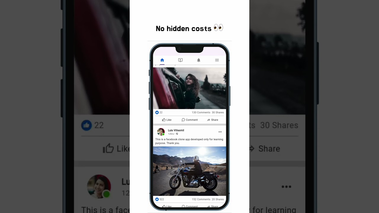 📘 Facebook Page Flutter Source Code | 100% Free