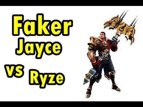 LOL Pro - Faker Jayce vs Ryze - Korea SoloQ
