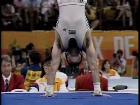 TC 1988 Olympics   Gil Pinto BRA FX 9 400