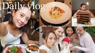 【日常Vlog】なんでもない日常が幸せだよな🎥❤️ ランチ/カフェ/お出かけ準備/リップ紹介