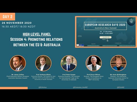 Promoting relations between the EU & Australia | European Research Days 2020 - Aus & NZ