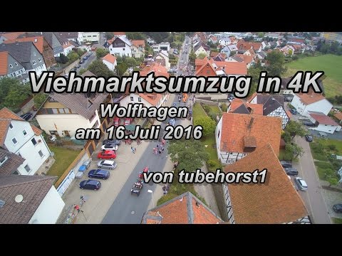 Viehmarktsumzug Wolfhagen am 16.7.2016 in 4K von tubehorst1