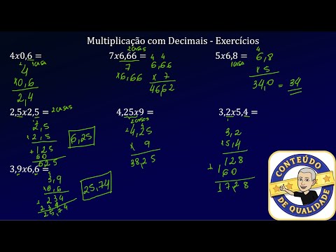 🤗 MULTIPLICAÇÃO COM NÚMEROS DECIMAIS - CORREÇÃO DE EXERCÍCIOS 🤓