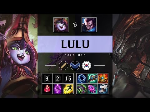 Lulu Mid vs Yasuo - KR Diamond Patch 14.24