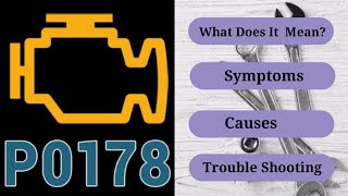 OBD p0178 significado