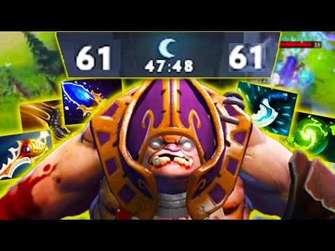 PUDGE CARRY THROWING FOR FUN - Close Game