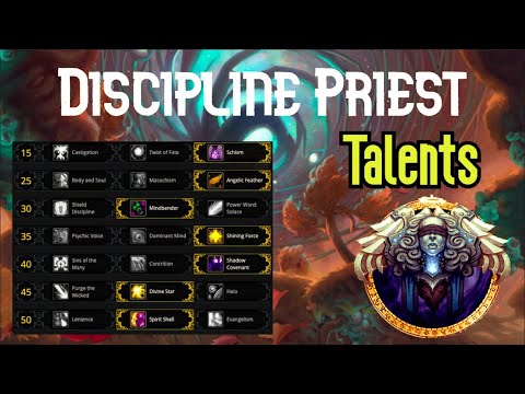 Shadowlands - Disc priest guide 5: The talents - M+/raids