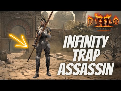 NEW INFINITY Trap Assassin Build Patch 2.6 - HELL COWS - Diablo 2 Resurrected - PS5