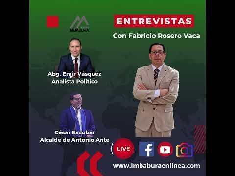 🎙️ ENTREVISTAS CON FABRICIO ROSERO VACA | EN VIVO📢 Hoy, desde las 16:30