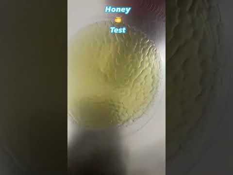 Honey Purity Test #honey #purehoney #naturalhoney #healthyfood #foodie #shortsviral