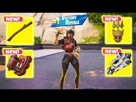 RENEGADE REBEL vs ALL NEW MYTHIC WEAPONS & NEW MYTHIC'S CHALLENGE (NEW! Fortnite Chapter 7 Season 1)