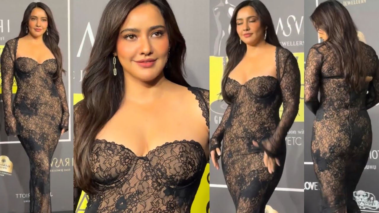 Neha Sharma’s Stylish Black Transparent Bodycon Look You Can’t Miss