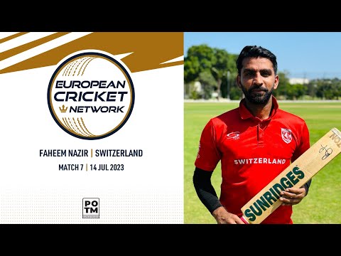 POTM: F.Nazir - CHE vs FRA | Highlights | Valletta Cup T20Is | 14 July 2023 | ECN23.036