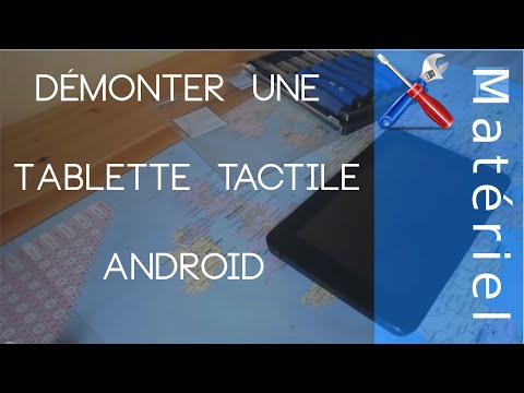 comment demonter une tablette mpman