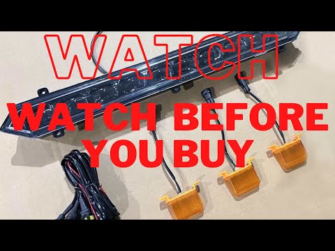 2022 Toyota Tundra TRD pro grille after market LED lights kit. Watch before you purchase it.