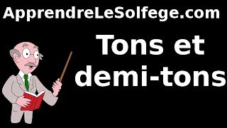 Les tons et les demi-tons